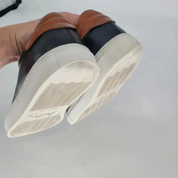 Good man brand made in italy legend London brown black sneakers shoes size 9 - Picture 7 of 14